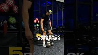 TOP 5 BIG BACK KETTLEBELL EXERCISES 🔥 #kettlebell #backworkout #backexercise #kettlebellworkout