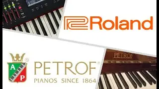 Petrof VS Roland (acoustic piano vs digital piano)