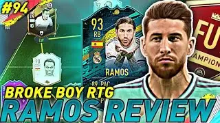 BROKE BOY RTG #94 - PLAYER MOMENTS 93 RB SERGIO RAMOS REVIEW - FIFA 20 ULTIMATE TEAM