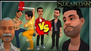 सिकंदर Cartoon मूवी । 2025 सलमान खान का फुल HD फिल्म Sikandar ।  Veer Jee SL rashmika