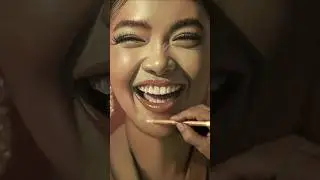 This Cheerful feel real! ❤️ | Indonesian Girl Realistic Portrait Drawing #shorts #short #shortsfeed