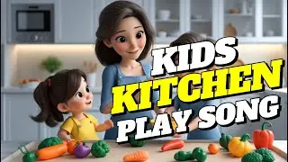 🍳 Kids Kitchen Play Song | Dough Mixing & Fun Cooking 🍳