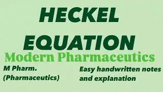 Heckel Equation | Tablet compression #mpharm #bpharm #pharmaceutics #modernpharmaceutics