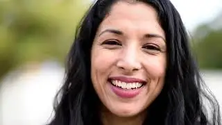 Happy smiling beautiful woman - Generated by AI