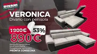 OUTLET DIVANI - Saldi da medaglia d'oro - spot