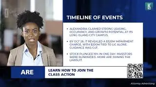 Shareholder Alert for Alexandria Real Estate Equities, Inc. (ARE)