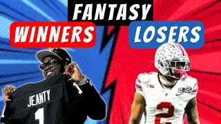 NFL Draft's Fantasy Impact for 2025 Season (4 winners/4 losers) | Fantasy Football 2025 |