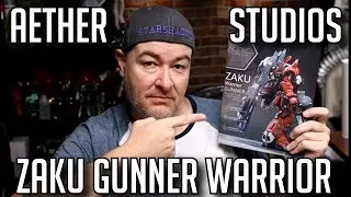 AEther Studios Zaku Warrior Gunner Resin Conversion Kit Unboxing From GK MODEL