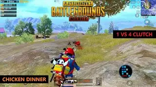 PUBG MOBILE | AMAZING 1 VS 4 CLUTCH IN THE END ZONE AND PAN FIGHT WIN