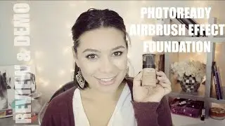 Revlon Photoready Airbrush Effect Foundation (Review & Demo)