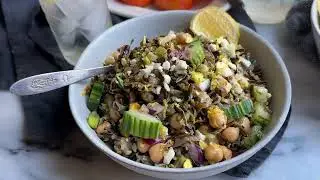 Improving the Veggie-Packed Viral Jennifer Aniston Salad (Full recipe in description)
