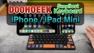 Мини-клавиатура Bluetooth Doohoeek &mdash; самая маленькая клавиатура, которой я когда-либо пользовался!