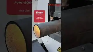 Heavy Duty 20mm Round Tube Cutting | 6KW YONIK YL12036JY Demo