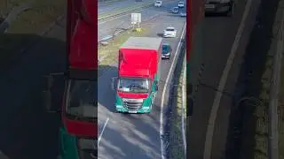 🚚❤️ | Red beautiful daf trucknorth camp | #truckspotting #viralvideo