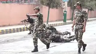 Genz protest.Baluwatar prison surrounded by nepal army. #nepalarmy  #updatenews 