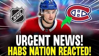 EXCITING NEWS! RISING STAR ON THE HORIZON! BUSY DAY IN MONTREAL! | CANADIENS NEWS