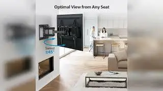 Review: Pipishell Full Motion TV Wall Mount for Most 37-75 inch TVs, Wall Mount Bracket with D...