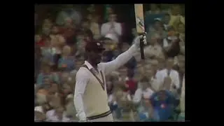 GORDON GREENIDGE 223 ENGLAND v WEST INDIES 4th TEST MATCH OLD TRAFFORD JULY 26 & 27 1984