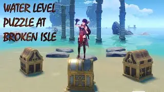 Water Level Puzzle at Broken Isle