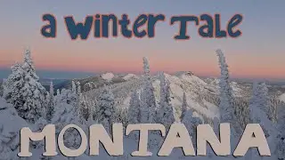 A Winter Tale - Camping in a Montana Fire Lookout | Overnight Mountain Hike & Snowy Views