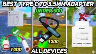 Don't Buy a Wrong USB C to 3.5 MM Adapter | Best & Worst | Type C Connector for Gaming |