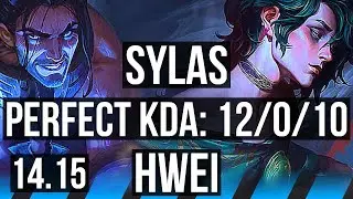 SYLAS vs HWEI (MID) | 12/0/10, 6 solo kills, Legendary | VN Diamond | 14.15