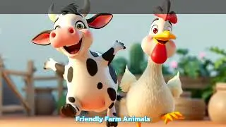 Friendly Farm Animals | Kids Learning Song 🎵