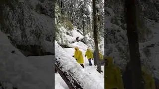 OMG what is this place😍😍 #snowfall #travel #india #trending #snowtrek #explore #snowstorm #pahad