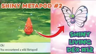 Shiny Butterfree in Pokemon Let's Go! (Live Shiny Metapod 2) | Shiny Let's Go Living Dex #12