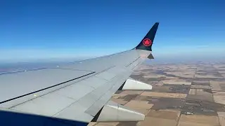Air Canada 737 Max 8 Full Flight ,Take off, and Landing Over Rocky Mountains Calgary To Vancouver