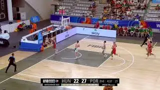 Jhonathan Andrade vs. Hungary in FIBA European Championship - Div. B.