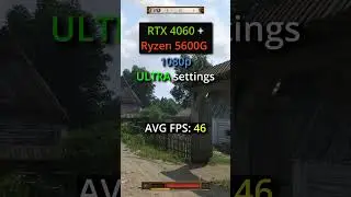Kingdom Come: Deliverance II | 1080p LOW vs ULTRA &ndash; RTX 4060 + 5600G FPS Test! #kingdomcome #rtx4060