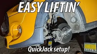 Setting up my new QuickJack portable hydraulic lift!