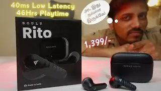 Experience 40ms Ultra Low latency, 46hrs playtime & ENC with Boult Rito earbuds at 1399 💥💥💥