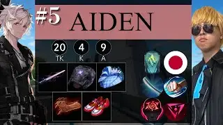 #5 Aiden Gameplay — Platinum Ranked 1st Place | Eternal Return | Patch 9.2