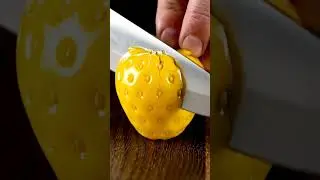 Slicing Glass Fruit Strawberry 🍓 ASMR #ai #aiart #asmrsounds #asmr #aiasmr #satisfyingvideo