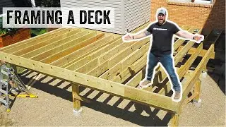 Building An EPIC DECK - Pt. 2 FRAMING