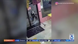 Video: Local ice cream shop burglarized again, this time by man with sledgehammer&nbsp;