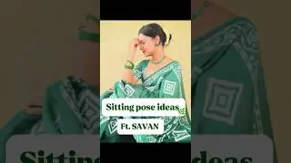 Graceful Sitting Poses in Saree for Sawan 🌿|Traditional & Elegant Looks for Photoshoots for girls✨