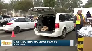 Local food bank reaches over 1,000 cars in Santa Maria holiday food distribution