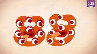 Learn Number 88 in English & Counting, Math by Endless Numbers   Kids Video