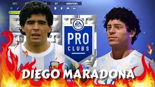 FIFA 22 Diego Maradona Pro Clubs Creation
