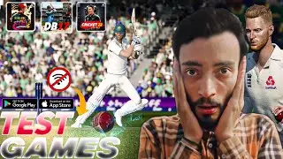 Top 5 Best Cricket Games For Android | 4K Graphics Test Cricket Games