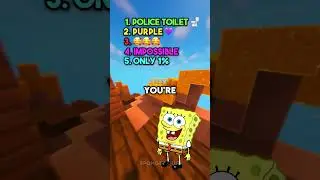 Avoid Saying The Same Thing As Me - Spongebob Quiz #shorts