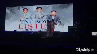 TNT BOYS LISTEN THE WORLD TOUR 2019 @ THE ACE THEATER. LOS ANGELES, CALIFORNIA.   *FUNNIES