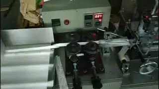 Full-Automatic paper straw Sealing Wrapping Packing Machine for 1/2 Colors Printing