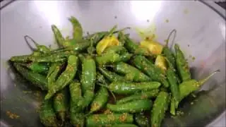 વઢવાણી રાયતા મરચાનું અથાણુ | Green Chilli Pickle || Food Shiva