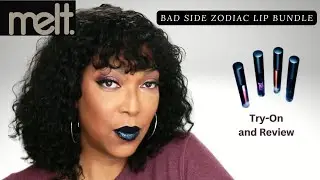 Melt Cosmetics Bad Side Zodiac Lip Bundle Try On and Review | @HauteBellaExperience
