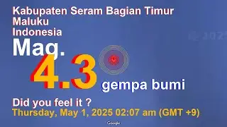 Ceram Sea, 147 km Northeast of Amahai, Indonesia