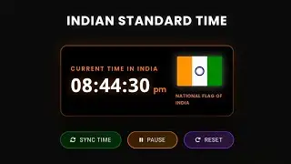 India Live Time Now ⏰ | Indian Standard Time (IST) Clock | 24/7 LIVE